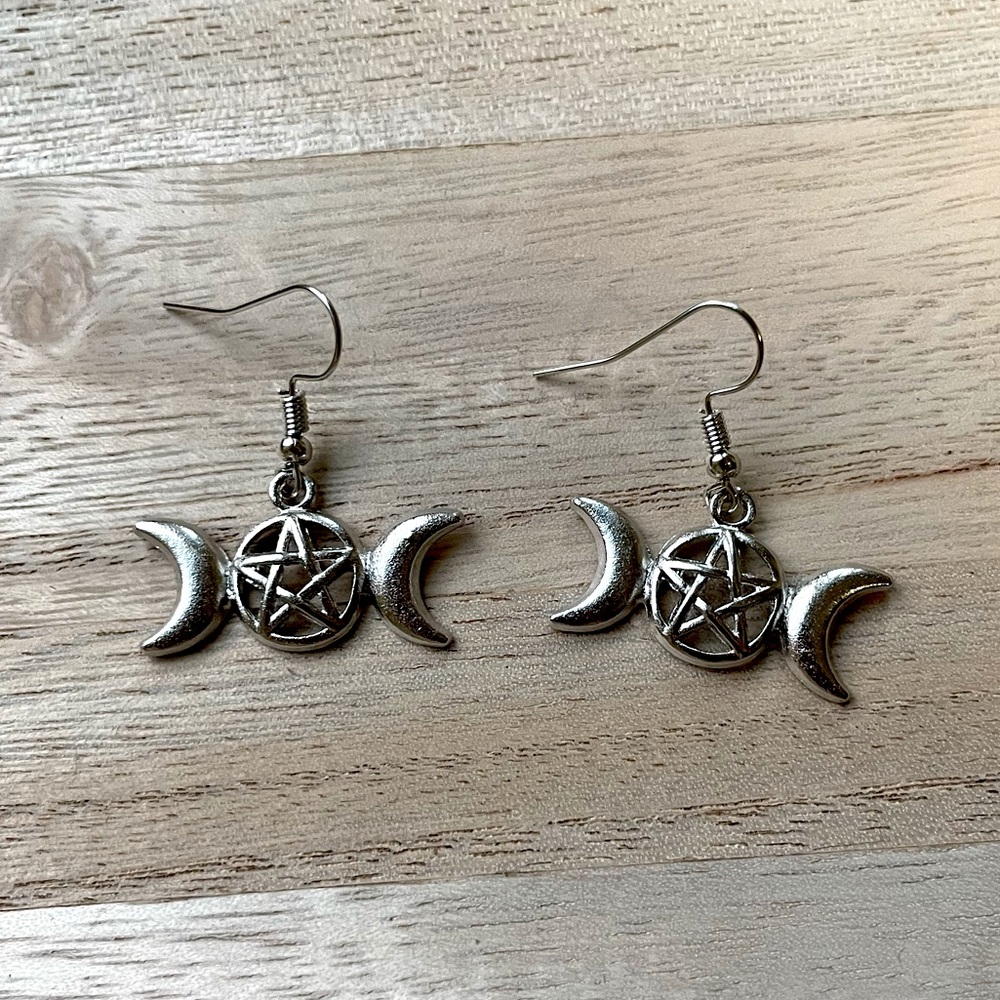 Triple Goddess Earrings